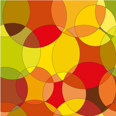Bright circles geometrical seamless pattern. 