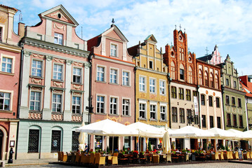 Naklejka na ściany i meble Old Town in Poznan