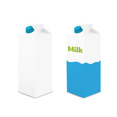 Milk Cartons Vector Illustration