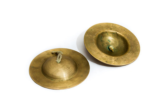 Thai musical instrument cymbals.