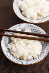 sushi rice in bowl