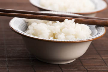 sushi rice in bowl