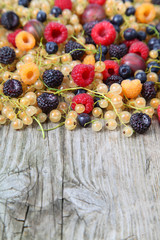 Different ripe berries