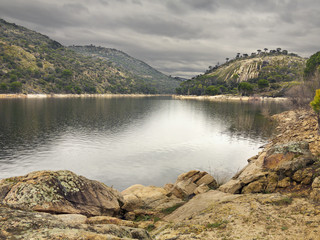 Embalse de San Juan en San Martín de Valdeiglesias. Madrid.