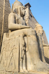 Obraz premium Entrance of Luxor Temple, Egypt