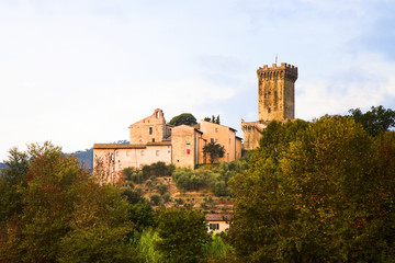 Fototapeta na wymiar Medieval citadel of Vicopisano (Italy-Tuscany-Pisa)