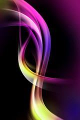 abstract color wave background