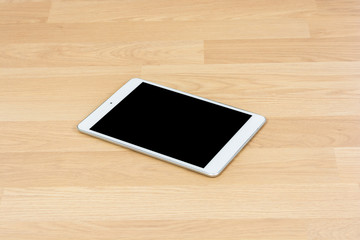 White digital tablet