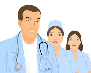 Fototapeta premium Team of doctors