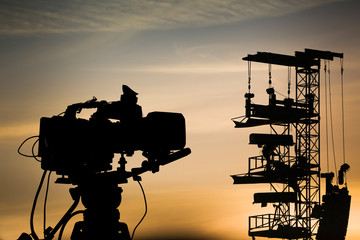 spectacle captation caméra filmer structure tour lumière