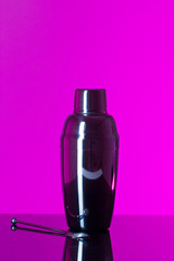 Shaker  on a purple background