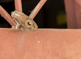 old lock.