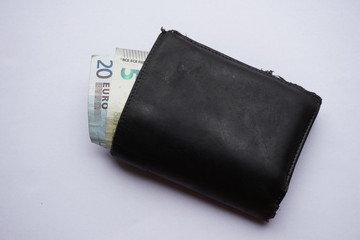 Wallet Euro used look, Geldbörse