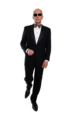 Handsome man in a tuxedo