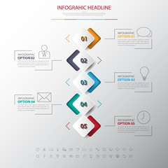 Design flat template banners /graphic or website with simple lin