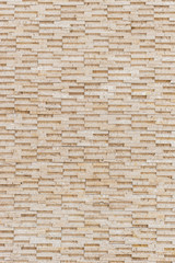 Pattern of yellow travertine wall texture
