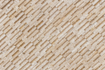 Pattern of yellow travertine wall texture