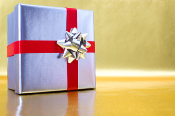 Silver gift box