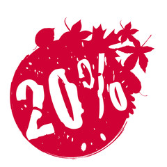 20%, Herbstlaub, Herbstrabatte