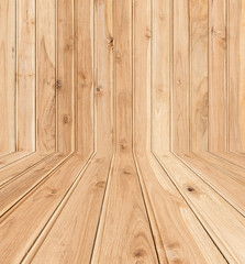 New teak wooden wall texture and background