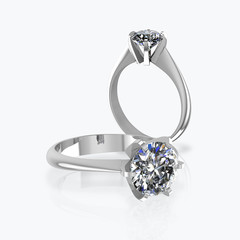 Weddings ring with diamond
