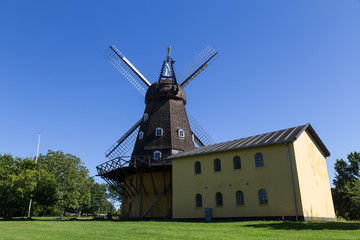 Fototapeta na wymiar Historic Danish Windmill