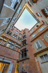 Fototapeta na wymiar Merchants towers in Toulouse, France.