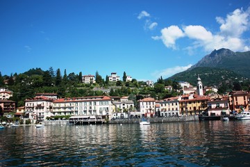 Obraz premium View towards Menaggio on Lake Como in Lombardy, Italy