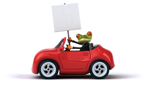Fun frog