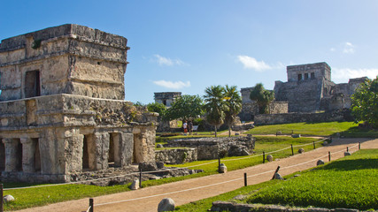Ancient Mayan ruins in Tulum