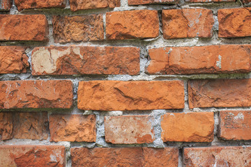 brick wall. Background of old brick wall texture