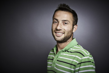 Portrait of a young handsome guy