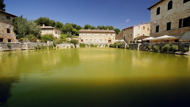 Tuscany thermal at Bagnio Vignoni