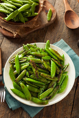 Homemade Sauteed Sugar Snap Peas