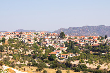 Кипр. Вид горной деревни Лефкара. © 1802185