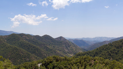 Вид горного Кипра.