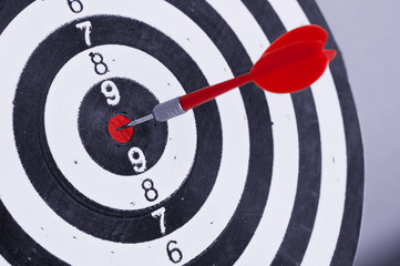 Dart In Center Of Target