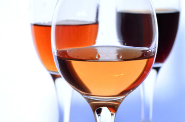 Glasses of wine