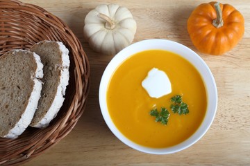 Pumpkin soup.