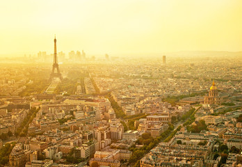 Nice view on Paris, France