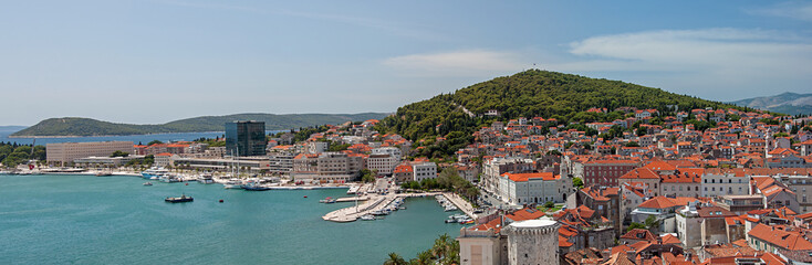 Split Chorwacja/ widok z lotu ptaka  © Dariusz Pokus