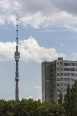 Obraz premium TV zendmast in Moskou