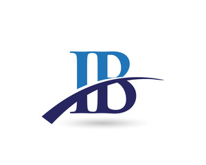 IB Logo Letter Swoosh