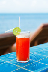 Mai Thai Cocktail at the pool