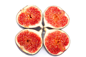 Figs isolated on white