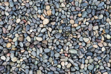 Sea stones background.
