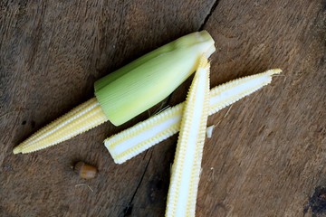 baby fresh corn