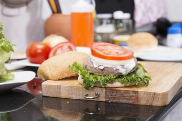 decorated Hamburger