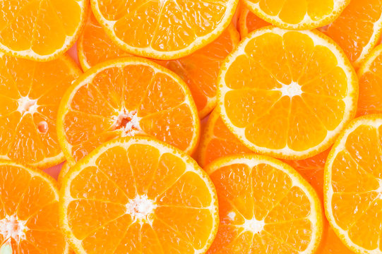 Orange slice for healthy food