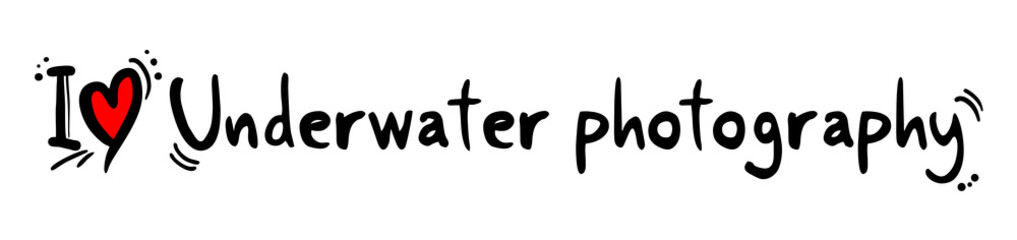 Underwater photography love